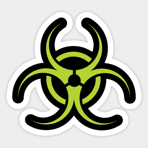 Biohazard Sticker by Volunteer UA